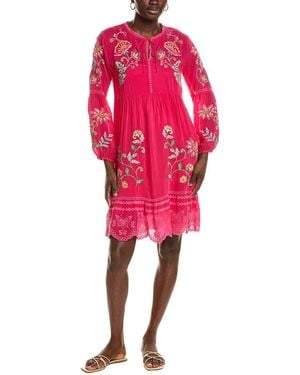 Johnny Was Teyros Dress - Red
