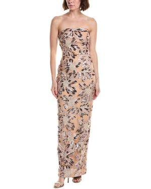 MILLY Meredith Sequin Maxi Dress - White