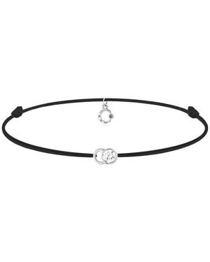 COURBET 18K 0.15 Ct. Tw. Lab Grown Diamond Let's Commit Bracelet - White