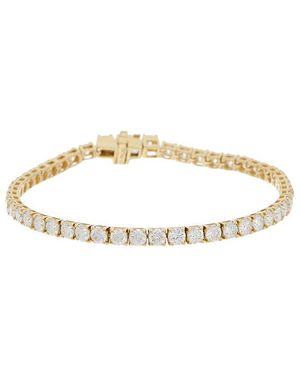 Diana M. Jewels 14K 7.00 Ct. Tw. Lab-Grown Diamond Tennis Bracelet - Metallic