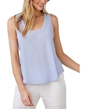 Bella Dahl Scoop Neck Tank Top - Blue