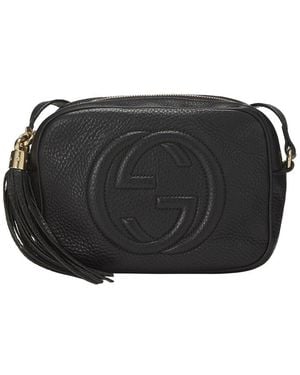 Gucci Leather Soho Disco (Authentic Pre-Loved) - Black