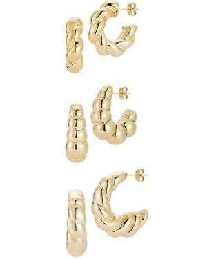 Glaze Jewelry Plated Earrings - Metallic
