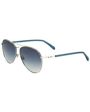 Fossil 58Mm Sunglasses - Blue