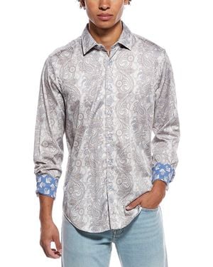 Robert Graham Auberry Woven Shirt - Grey
