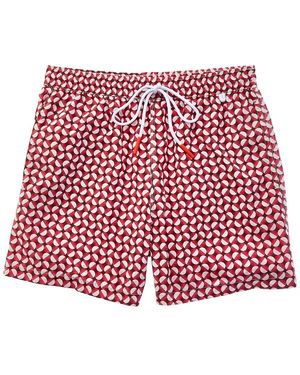 Isaia Swim Short - Red