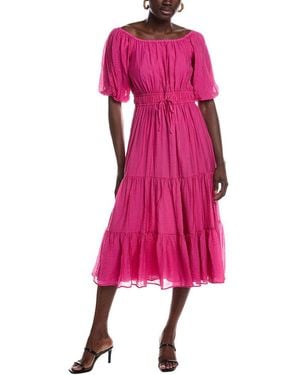 Vince Camuto Pleated Top - Pink