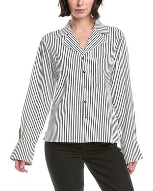 Hudson Jeans Camp Shirt - White