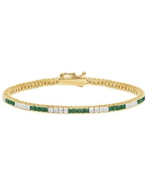 Crislu 18K Over Cz Bracelet - Metallic