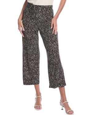 Jones New York Pull-On Wide Leg Crop Pant - Grey