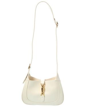 Gucci Jackie 1961 Small Leather Hobo Bag - Natural
