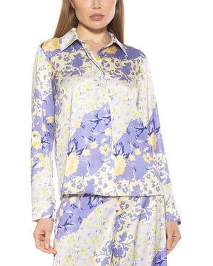 Alexia Admor Ginger Blouse - Blue