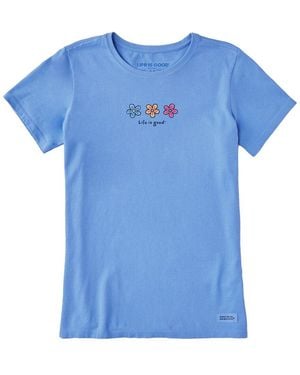 Life Is Good. Crusher T-Shirt - Blue