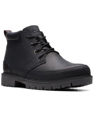 Clarks Rossdale Mid Leather Boot - Black