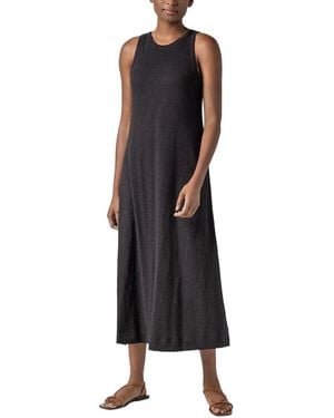 Lilla P Jewel Neck Tank Dress - Black