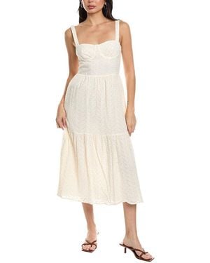 Seraphin Sleeveless Midi Dress - Natural