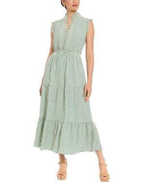 London Times Maxi Dress - Green