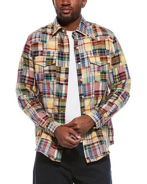 J.McLaughlin Ace High Woven Shirt - Grey