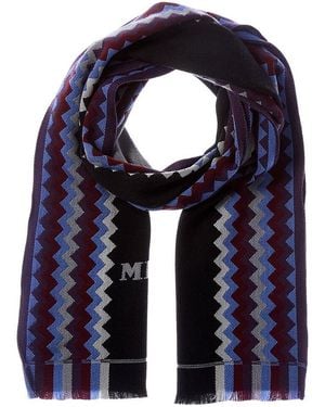 Missoni Wool Scarf - Blue