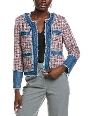 Nanette Lepore Tweed Jacket - Blue