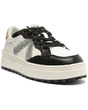 SCHUTZ SHOES St Bold Leather Trainer - White