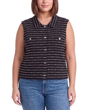 MILLY Lainey Blouse - Blue