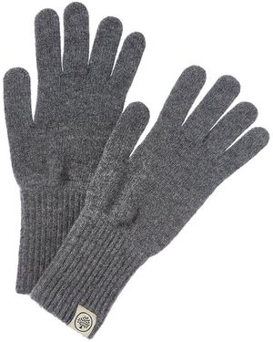 Mulberry Wool & Cashmere-Blend Gloves - Grey