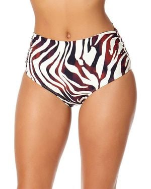 Anne Cole Convertible Shirred Bottom - Blue