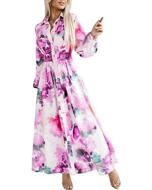 VERA DOLINI Maxi Dress - Pink