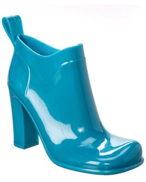 Bottega Veneta Shine Rubber Bootie - Blue