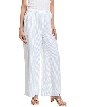 Splendid Capri Palazzo Stripe Pant - White