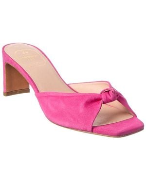 Emerson Fry Knot Suede Mule - Pink