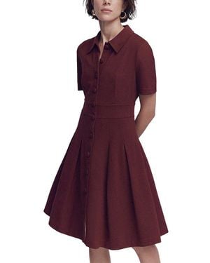 Boden Bridget Ponte Short Dress - Purple