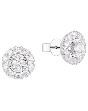 Gregg Ruth 14K 1.46 Ct. Tw. Diamond Earring - White