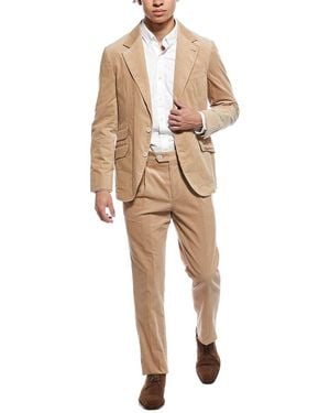 Brunello Cucinelli Corduroy Suit - Natural