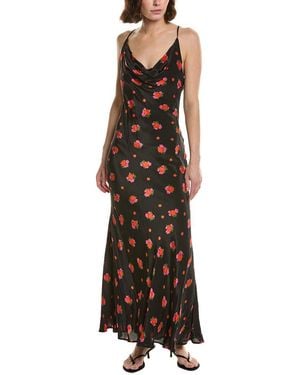 Bardot Monroe Cowl Neck Maxi Dress - Brown