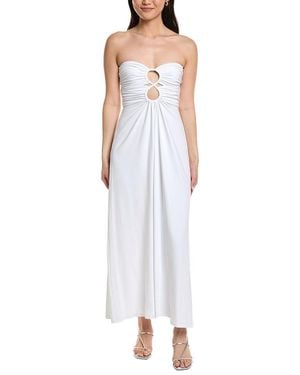 Susana Monaco Circle Front Maxi Dress - White