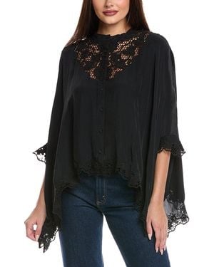 Johnny Was Katia Oversized Blouse - Black