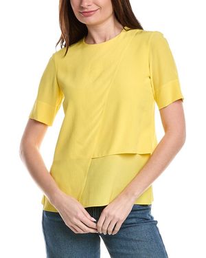 Akris Silk Solid Top - Yellow