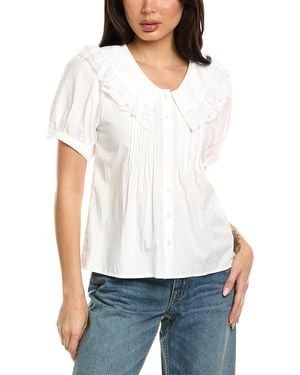 7021 Solid Blouse - White