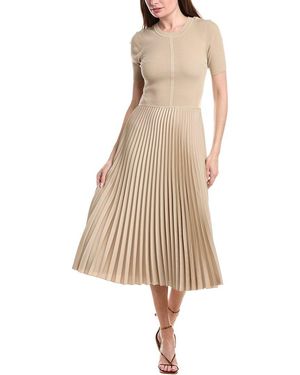 BOSS Fadridi Midi Dress - Natural