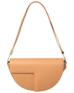 Patou Le Leather Shoulder Bag - Natural