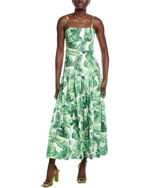 Taylor Printed Maxi Dress - Green