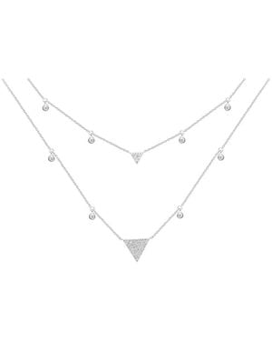 Diana M. Jewels 14k 0.39 Ct. Tw. Diamond Necklace - Multicolour