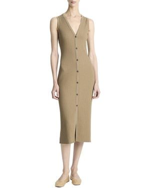 Vince Rib Dress - Natural