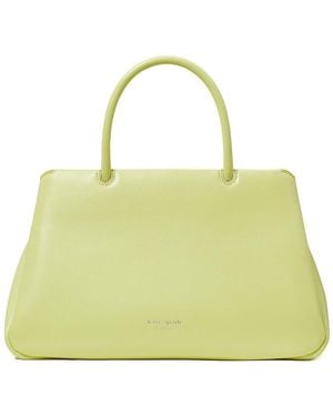 Kate Spade Grace Fine Grain Leather Medium Satchel - Yellow