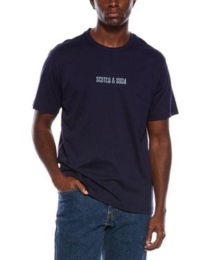 Scotch & Soda Graphic T-Shirt - Blue