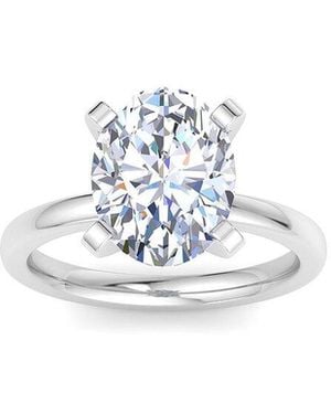 SuperJeweler 14K 5.00 Ct. Tw. Lab-Grown Diamond Ring - White