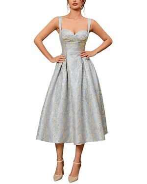LOEY Midi Dress - Grey