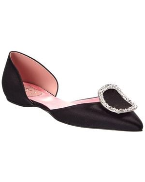 Roger Vivier Satin Flat - Red